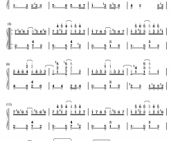 Solace钢琴简谱-数字双手-Scott Joplin