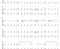 我会在你身边钢琴简谱-数字双手-金志文