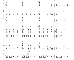 鬼泣 钢琴简谱-数字双手-CAPCOM