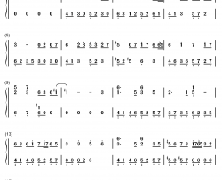 Dream Meets钢琴简谱-数字双手-s-zero-pie