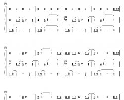 Journey钢琴简谱-数字双手-张韶涵