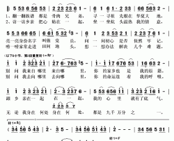 九千万分之一 简谱(歌词)-王大军演唱-秋叶起舞记谱上传