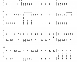 Missing you钢琴简谱-数字双手-Lee Pil-sung