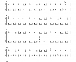 天鹅湖钢琴简谱-数字双手-柴可夫斯基  Tchaikovsky