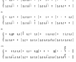 梦语り钢琴简谱-数字双手-折户伸治