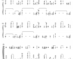 make you feel my love钢琴简谱-数字双手-Adele