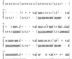 我是一只小小鸟钢琴简谱-数字双手-赵传