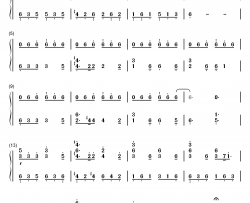 戦線のリアリズム钢琴简谱-数字双手-新菜まこ