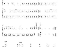 コネクト钢琴简谱-数字双手-ClariS