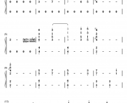 Allied Force钢琴简谱-数字双手-林ゆうき