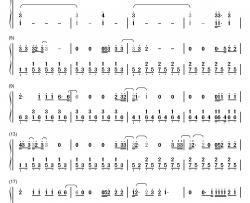 Out of the Woods钢琴简谱-数字双手-Taylor Swift