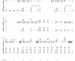 好事问何求钢琴简谱-数字双手-Kenneth Yang