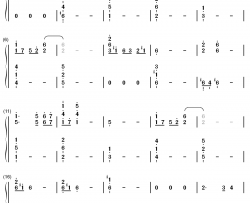 鉄弦アンソロジー钢琴简谱-数字双手-松本淳一