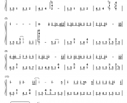 3 Primary Colors钢琴简谱-数字双手-テイマーズ