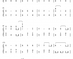 暁の鎮魂歌钢琴简谱-数字双手-Linked Horizon