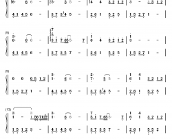 セツナツ钢琴简谱-数字双手-大隅知宇 信澤宣明