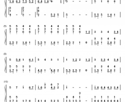 《故乡》钢琴简谱-数字双手-岚ARASHI