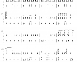 Do You Want to Build a Snowman钢琴简谱-数字双手-Kristen Bell