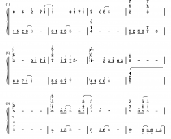 Snow Halation钢琴简谱-数字双手-μ's