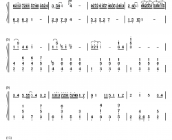 遥远的她钢琴简谱-数字双手-张学友