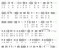 幸福泉简谱(歌词)-文欣演唱-秋叶起舞记谱