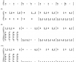 The Foggy Dew钢琴简谱-数字双手-班得瑞