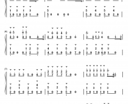 可爱颂钢琴简谱-数字双手-Hari  荷莉