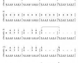 Truman Sleeps钢琴简谱-数字双手-Philip Glass