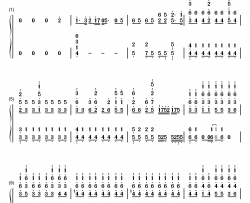 わがまま钢琴简谱-数字双手-泷川亚理沙