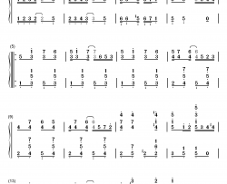 Peacherine Rag钢琴简谱-数字双手-Scott Joplin