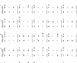 この世の歌钢琴简谱-数字双手-丰口惠美