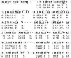 爹娘简谱(歌词)-张佳伟演唱-秋叶起舞记谱上传