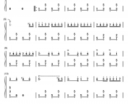 霍拉舞曲钢琴简谱-数字双手-未知