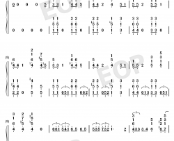 生きる钢琴简谱-数字双手-安野希世乃