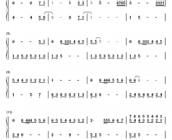 Fernando钢琴简谱-数字双手-ABBA