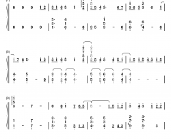 风の声を聴きながら钢琴简谱-数字双手-三月的Phantasia