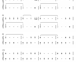 新仙剑奇侠传游戏BGM钢琴简谱-数字双手-未知