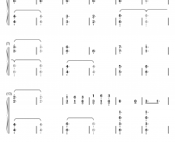 Somnus钢琴简谱-数字双手-下村阳子