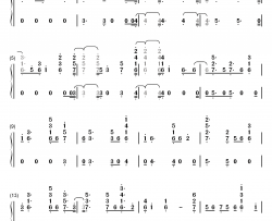 Anpanman钢琴简谱-数字双手-防弹少年团