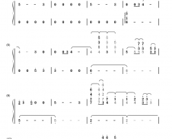 I Miss You钢琴简谱-数字双手-Adele