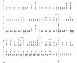 君にふれて钢琴简谱-数字双手-安月名莉子