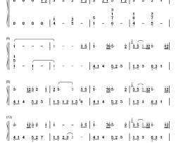 Follow the Wind钢琴简谱-数字双手-July