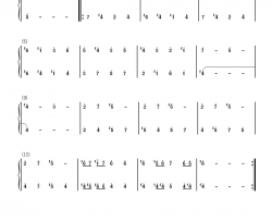 鬼来电 One Missed Call钢琴简谱-数字双手-未知