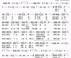 红尘爱恋简谱(歌词)-天籁天演唱-桃李醉春风记谱