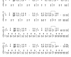 不思議なお祓い棒钢琴简谱-数字双手-东方Project