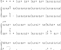 ソ.ラ.ソ.ミ钢琴简谱-数字双手-コーコーヤ