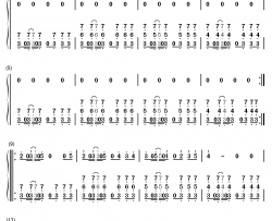 Prologue钢琴简谱-数字双手-Toby Fox