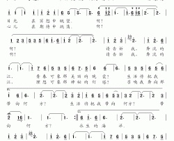 请告诉我简谱-电影《苦难的心》插曲