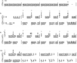 アンチクロロベンゼン（反氯化苯）钢琴简谱-数字双手-鏡音リン