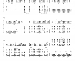 Coolest钢琴简谱-数字双手-customi-z